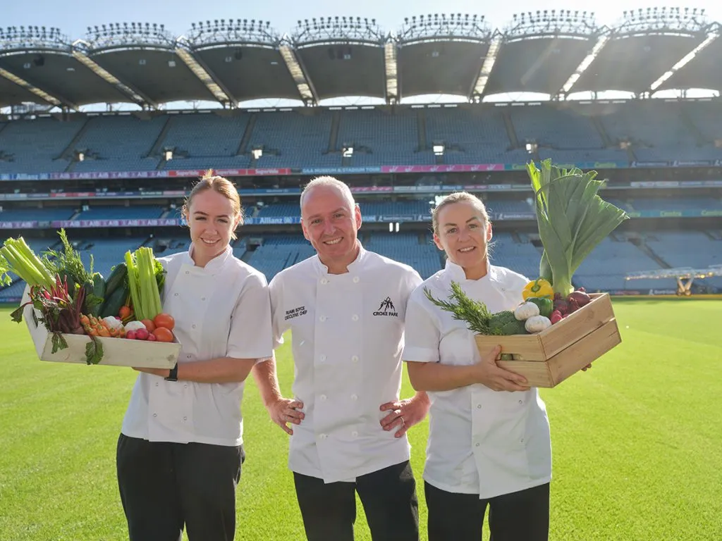 Croke Park launches its new “50 Mile Menu” to cut on catering’s environmental footprint and help local suppliers