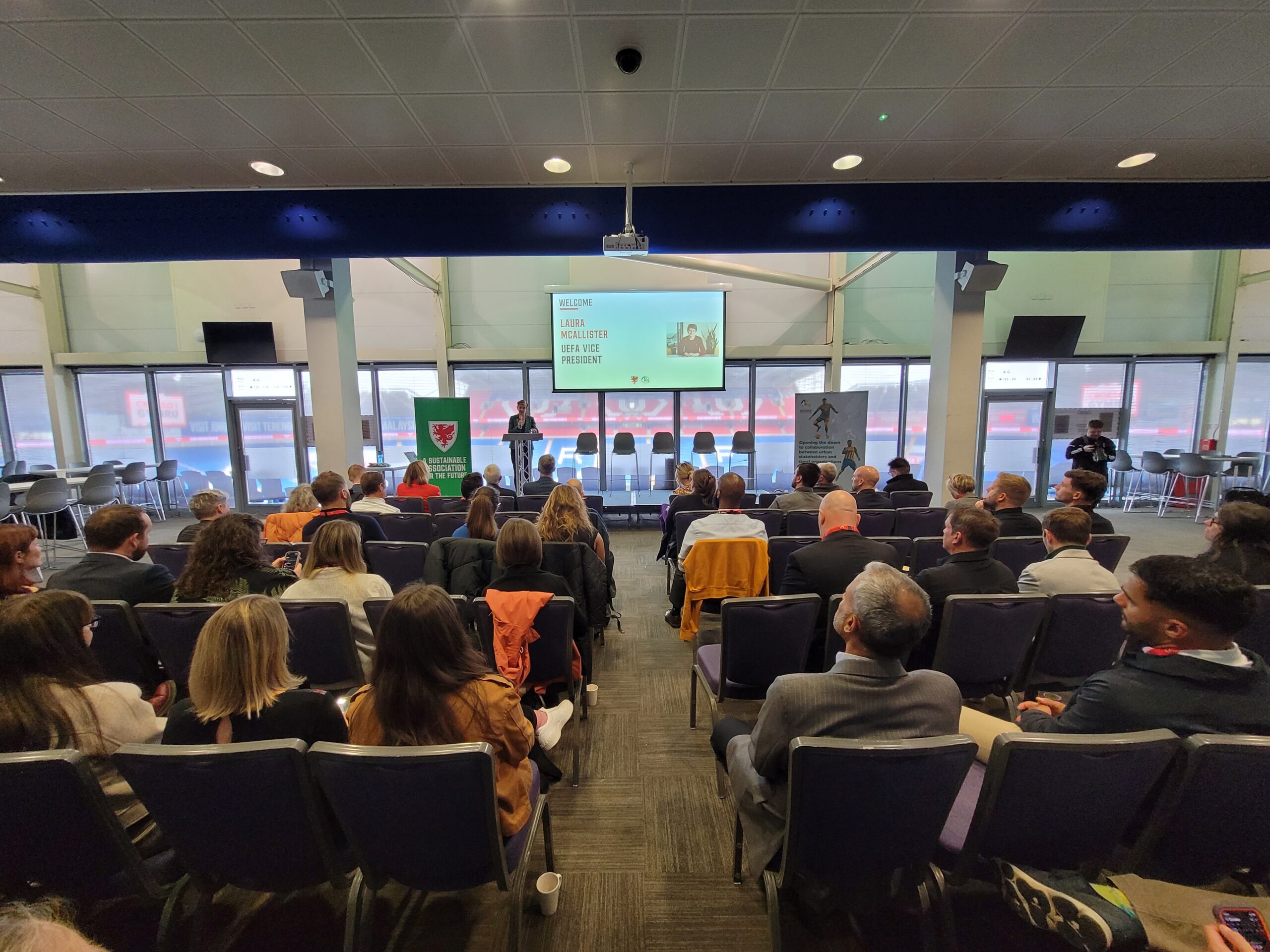 The Football Association of Wales held its ACCESS local dissemination event in front of a diverse audience